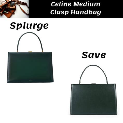 celine clasp bag dupe.